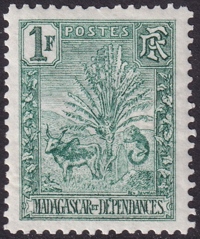 Madagascar 1903 Sc 75 MLH* some gum crazing