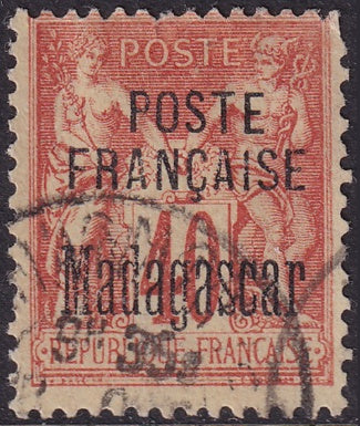 Madagascar 1895 Sc 18 used