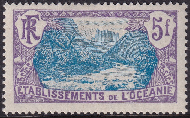 French Polynesia 1913 Sc 54 MH*