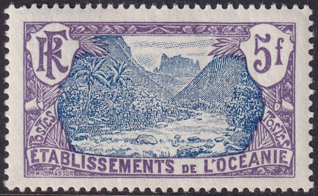 French Polynesia 1913 Sc 54 MLH*