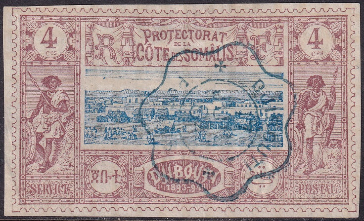 Somali Coast 1894 Sc 8 used Djibouti cancel