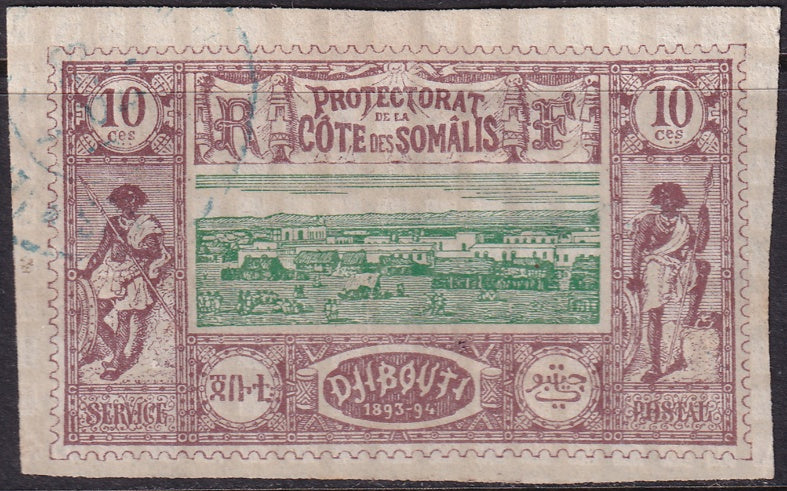 Somali Coast 1894 Sc 11 used light cancel