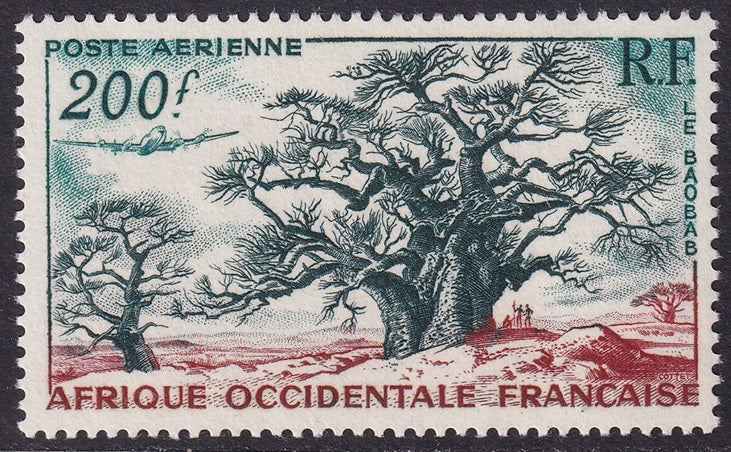 French West Africa 1954 Sc C20 air post MNH**