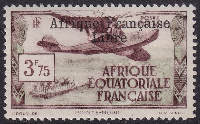 French Equatorial Africa 1940 Sc C11 air post MNH**