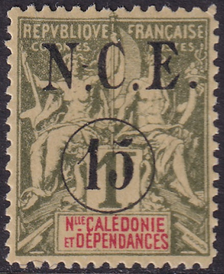 New Caledonia 1901 Sc 63 MLH*