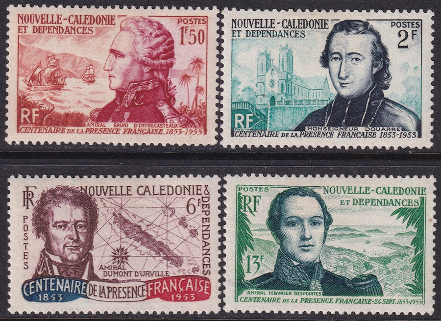 New Caledonia 1953 Sc 296-9 set MH*