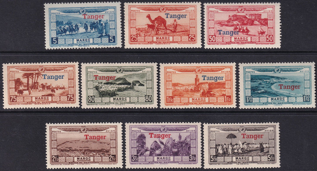 French Morocco 1929 Sc CB11-20 air post set MNH**