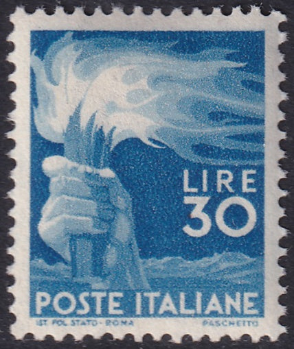 Italy 1948 Sc 488 MNH** tiny thin