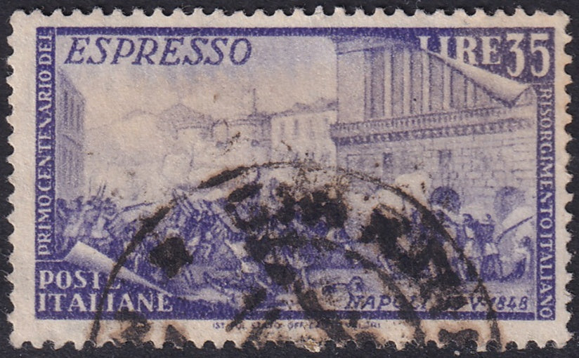 Italy 1948 Sc E26 used toned