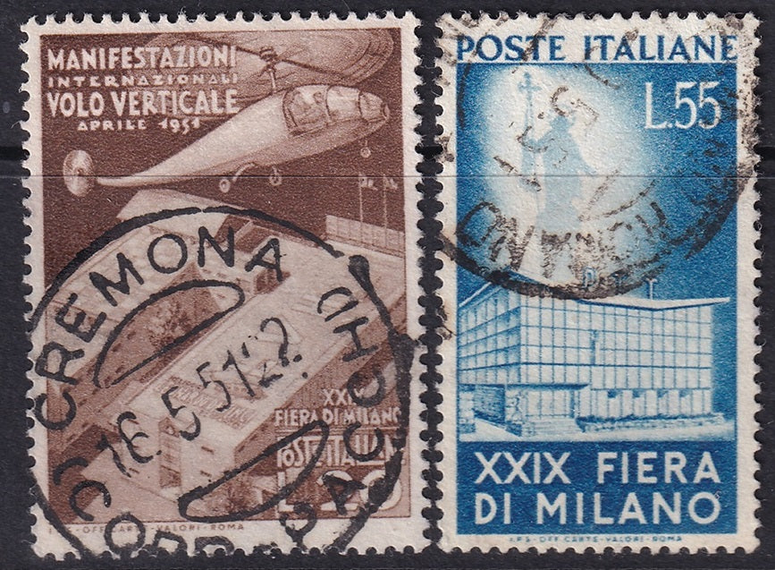 Italy 1951 Sc 572-3 set used