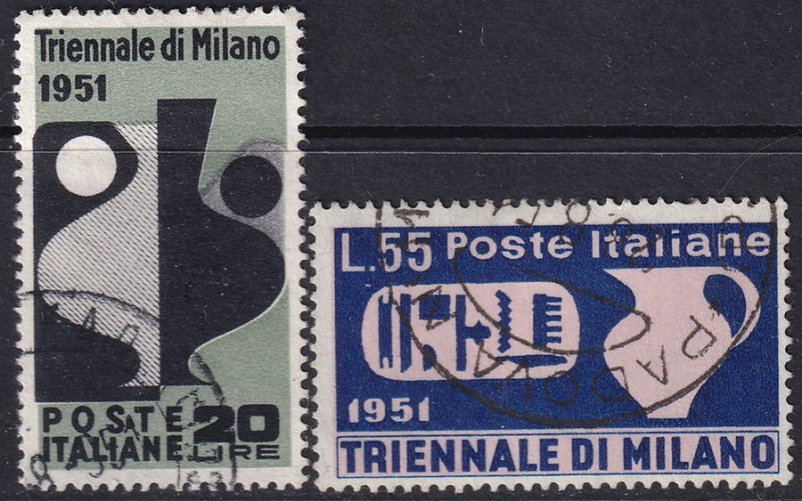 Italy 1951 Sc 582-3 set used