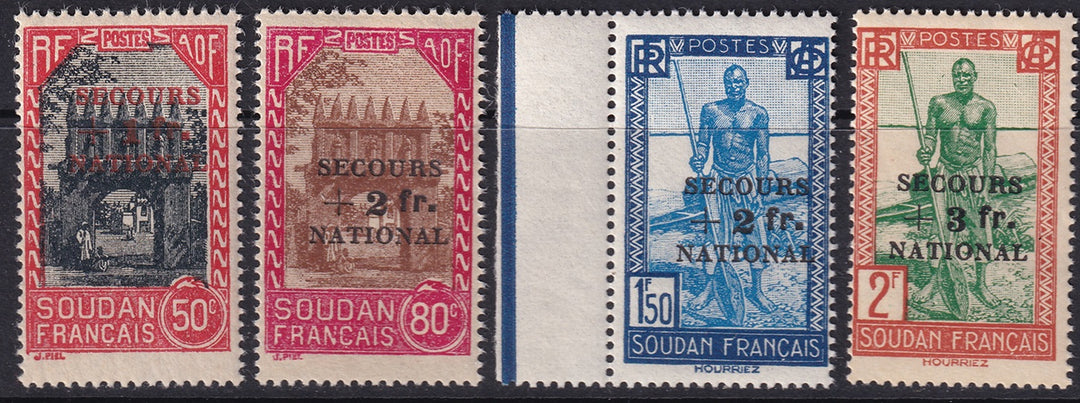 French Sudan 1941 Sc B7-10 set MNH**