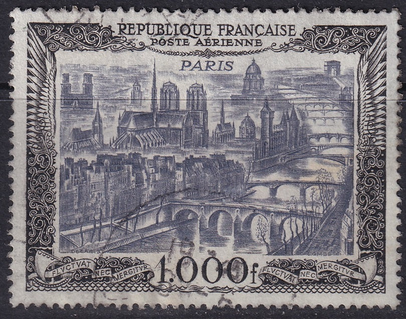 France 1950 Sc C27 air post used