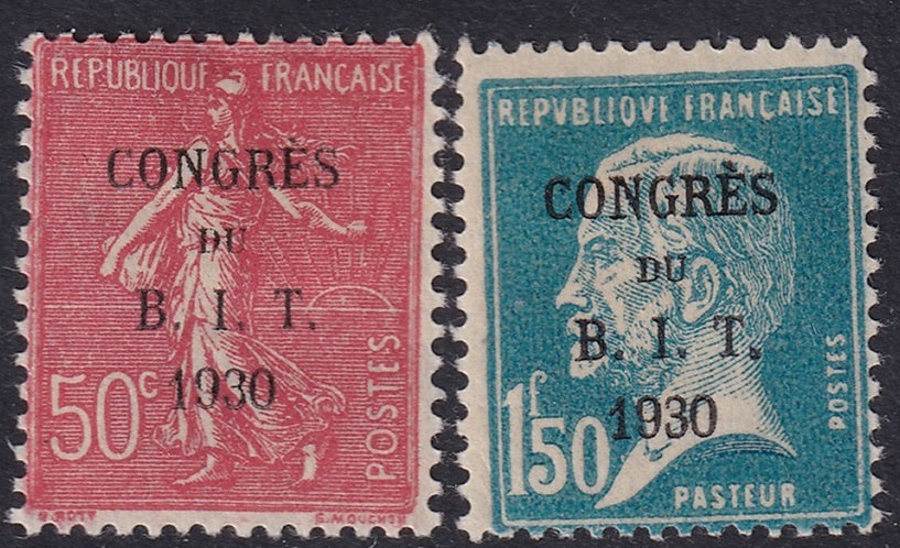 France 1930 Sc 256-7 set MH*