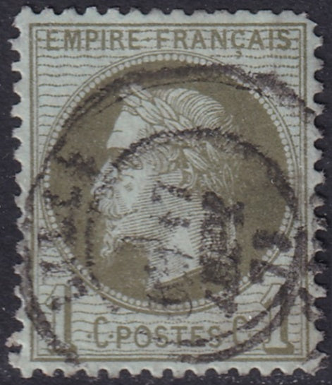 France 1870 Sc 29 used Lille date cancel