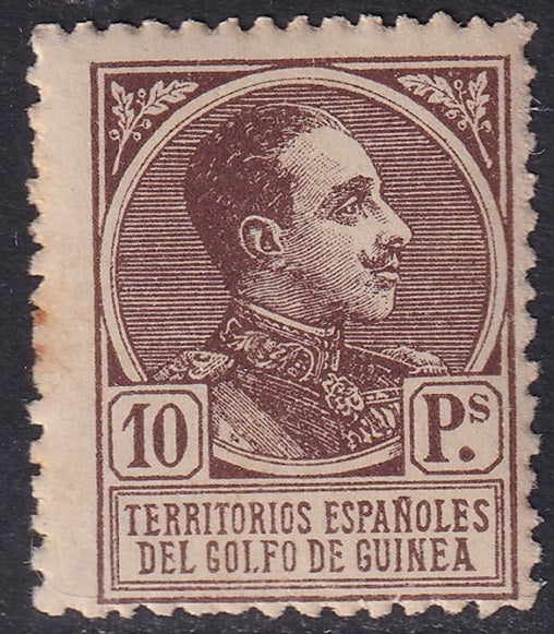 Spanish Guinea 1919 Sc 170 MNH** toning spot on left