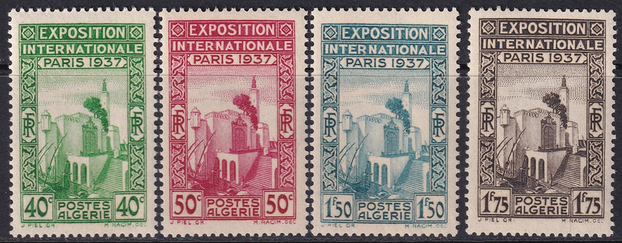 Algeria 1937 Sc 109-12 set MNH**