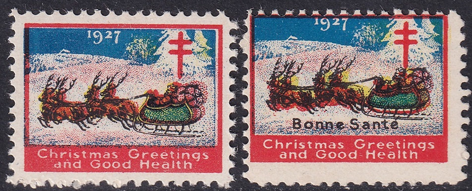 Canada 1927 Christmas seal set MNH**