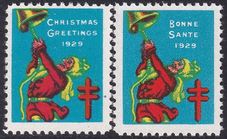 Canada 1929 Christmas seal set MNH**