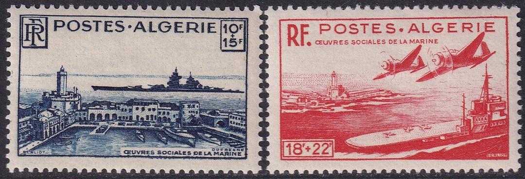 Algeria 1949 Sc B55-6 set MLH*