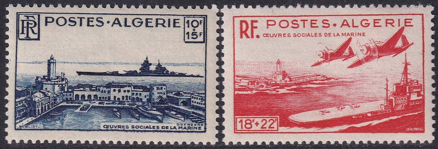 Algeria 1949 Sc B55-6 set MLH*