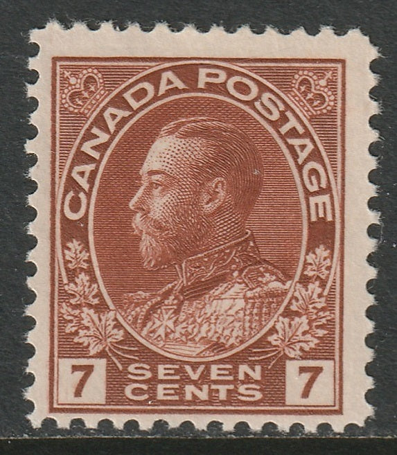 Canada 1924 Sc 114iv MNH hairline in "V" of SEVEN variety