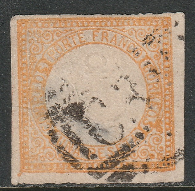 Peru 1872 Sc 15 used British PO cancel