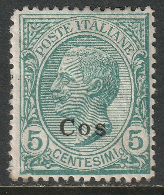 Italy Aegean Cos 1912 Sc 2 MH Coo