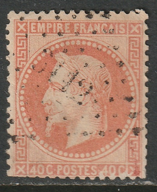 France 1868 Sc 35 used 3112 (St-Hilaire-de-Saintonge) cancel