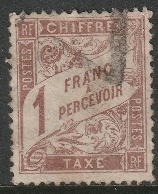 France 1884 Sc J26 postage due used