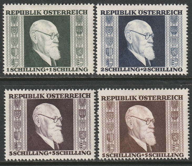 Austria 1946 Sc B167-70 set MLH