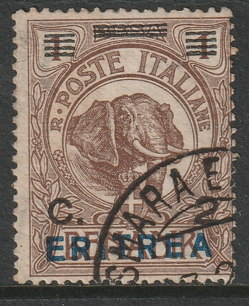 Eritrea 1924 Sc 81 used Asmara CDS