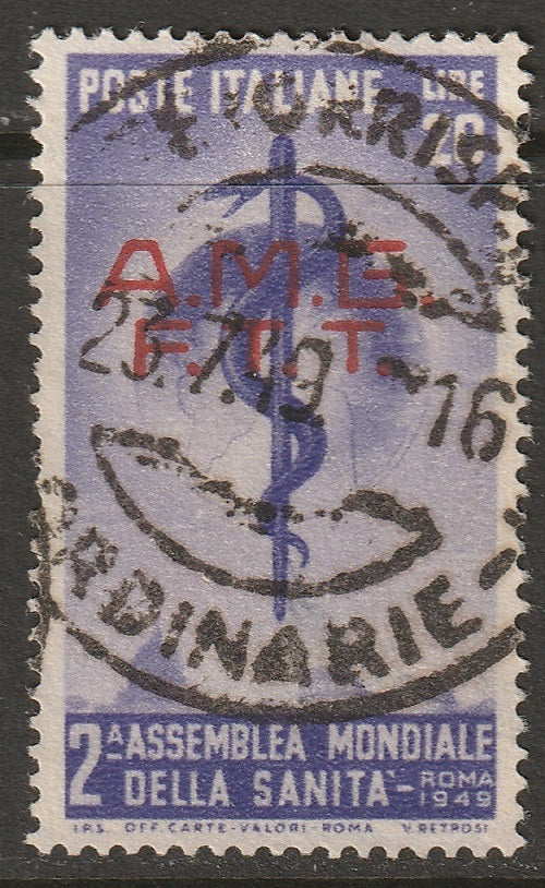 Trieste Zone A 1949 Sc 49 used CDS