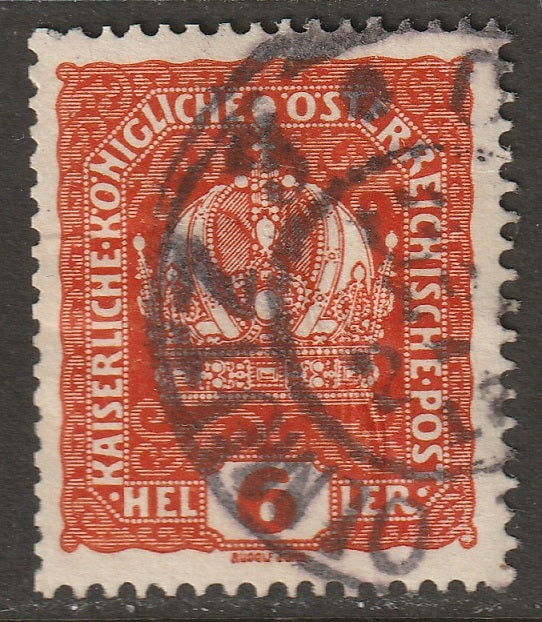 Austria 1916 Sc 147 used Olmutz/Olomouc CDS