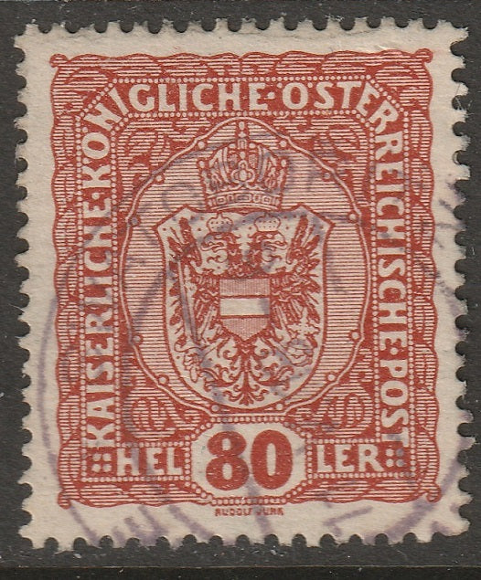 Austria 1916 Sc 157 used Swatoboritz CDS