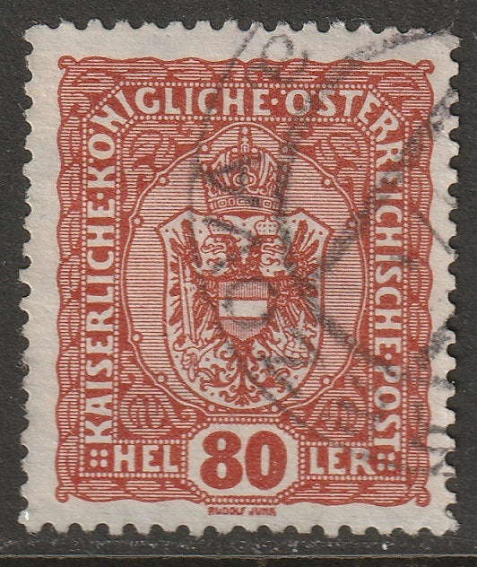 Austria 1916 Sc 157 used Briesau-Bresova CDS