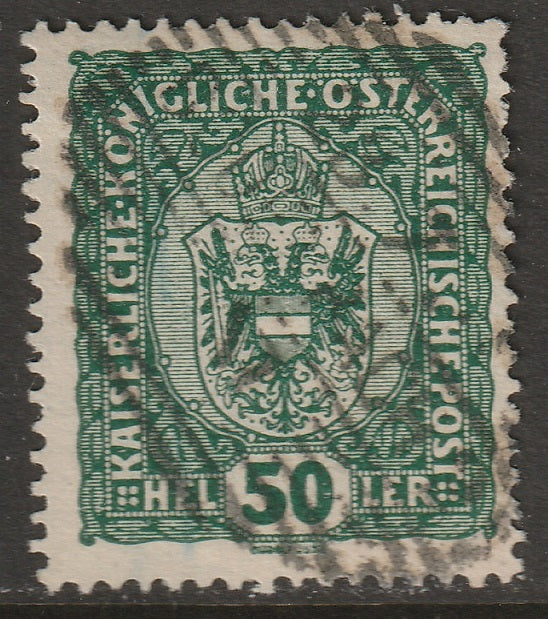 Austria 1916 Sc 155 used Bodenbach (Podmokly) cancel