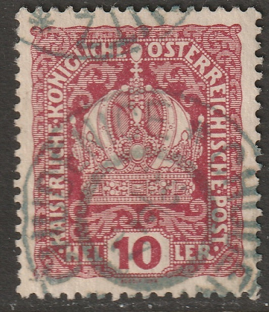 Austria 1916 Sc 148 used Chudenitz/Chudenice CDS