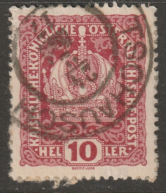 Austria 1916 Sc 148 used Tschausch (Cous) CDS