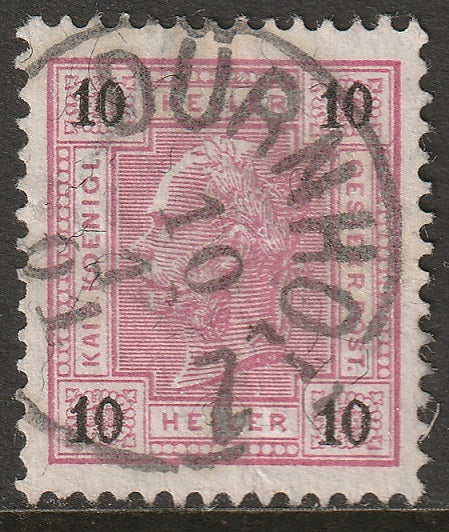 Austria 1899 Sc 75 used Durnholz (Drnholec) CDS