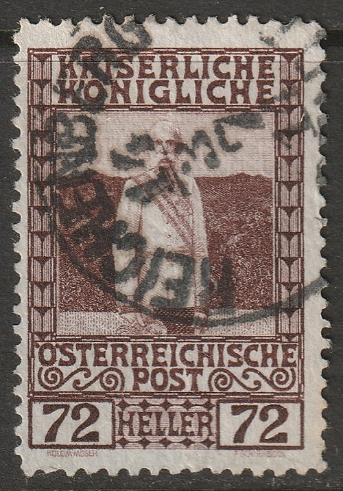 Austria 1908 Sc 123 used Reichenberg (Liberec) CDS