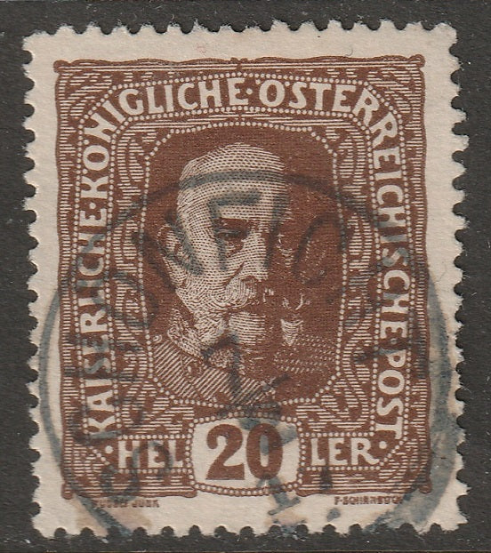 Austria 1916 Sc 151 used Schonficht CDS