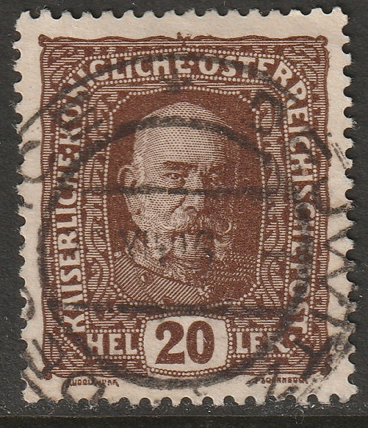 Austria 1916 Sc 151 used Dejwitz/Dejvice CDS