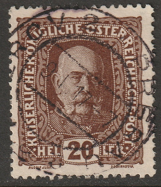 Austria 1916 Sc 151 used Prerau 2/Prerov 2 CDS