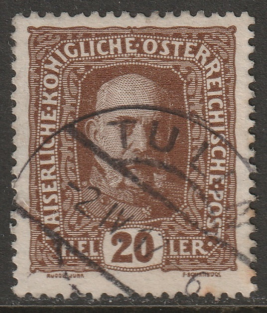 Austria 1916 Sc 151 used Tulln CDS