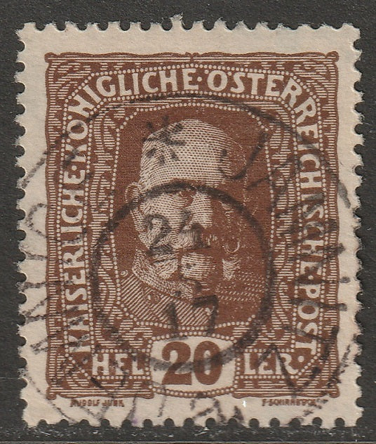 Austria 1916 Sc 151 used Jamnitz/Jemnice CDS