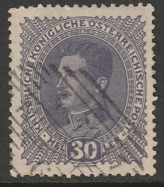 Austria 1917 Sc 171 used Niemes (Mimon) cancel