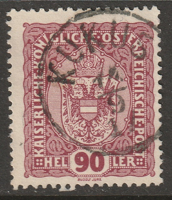 Austria 1916 Sc 158 used Kukus (Kuks) CDS