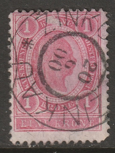 Austria 1899 Sc 83 used Zinkau/Zinkovy CDS