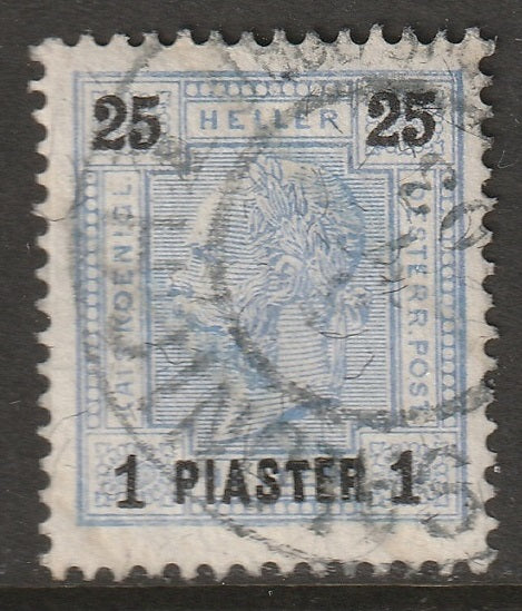 Austria Offices Turkey 1900 Sc 34 used Salonica CDS